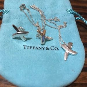 Tiffany Paloma Graffiti X earrings and necklace